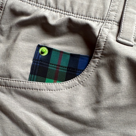 NWOT William Murray Golf 7” Short Straight Fit Light Gray - Picture 3 of 8